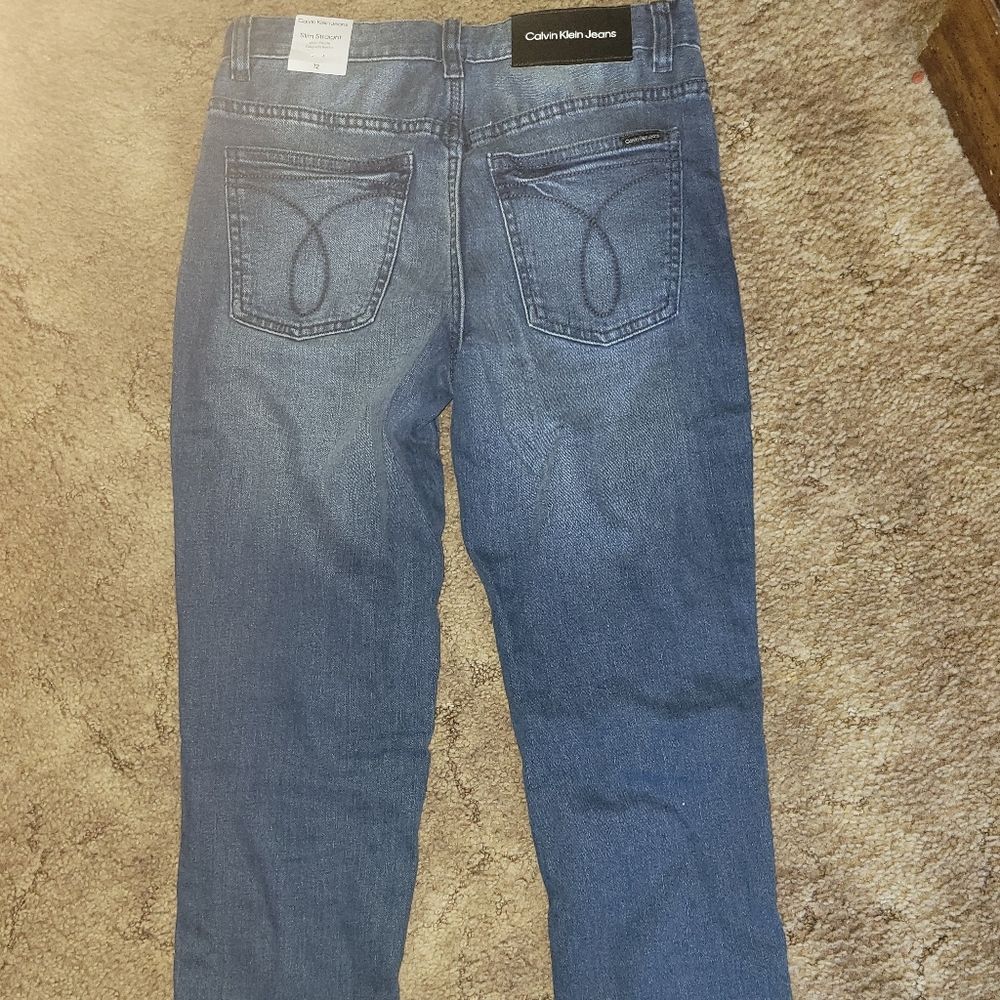 Boys Calvin Klein Slim Straight Jeans